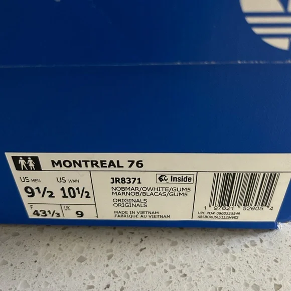 ADIDAS MONTREAL 76 SNEAKERS SIZE 10.5 NWT - Picture 11 of 11